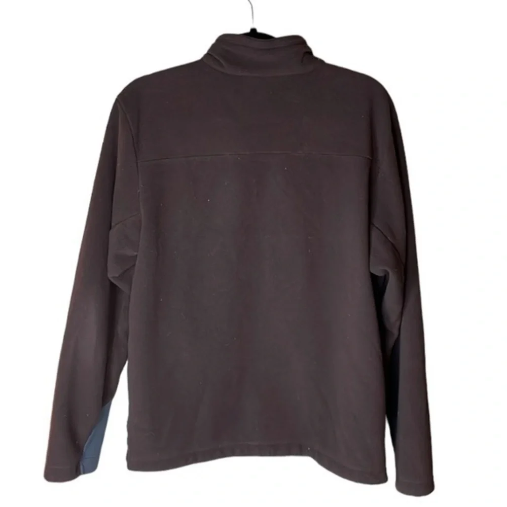 The North Face Men’s Fleece Jacket Brown with Grey Accents Size Medium‎